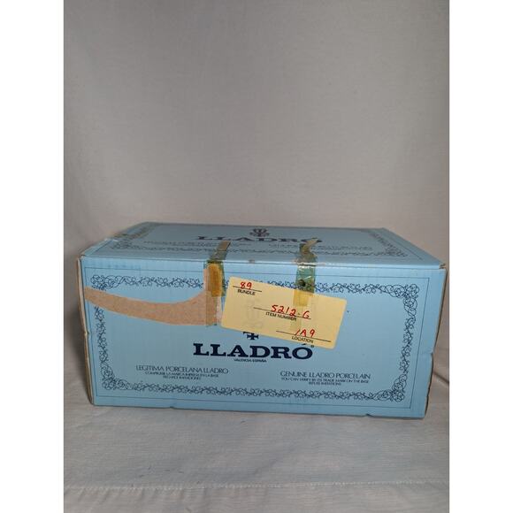 Lladro Spain Porcelain Figurine Evita 5212 Girl Umbrella Parasol Original Box - Picture 12 of 13